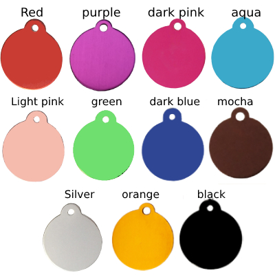 pet id tags engraved dog cat 